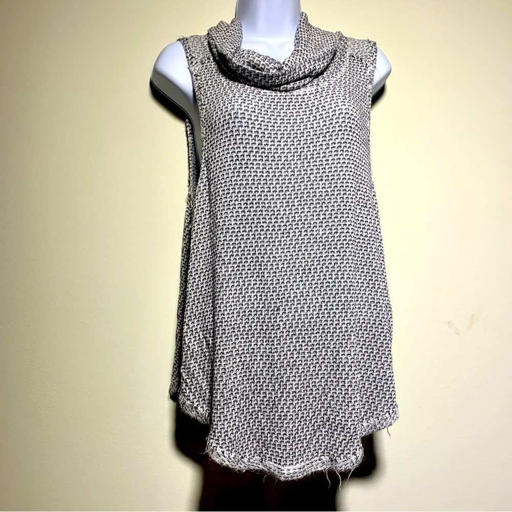 Free People We The Free Timber Cowl Neck Tank Gray Size Medium